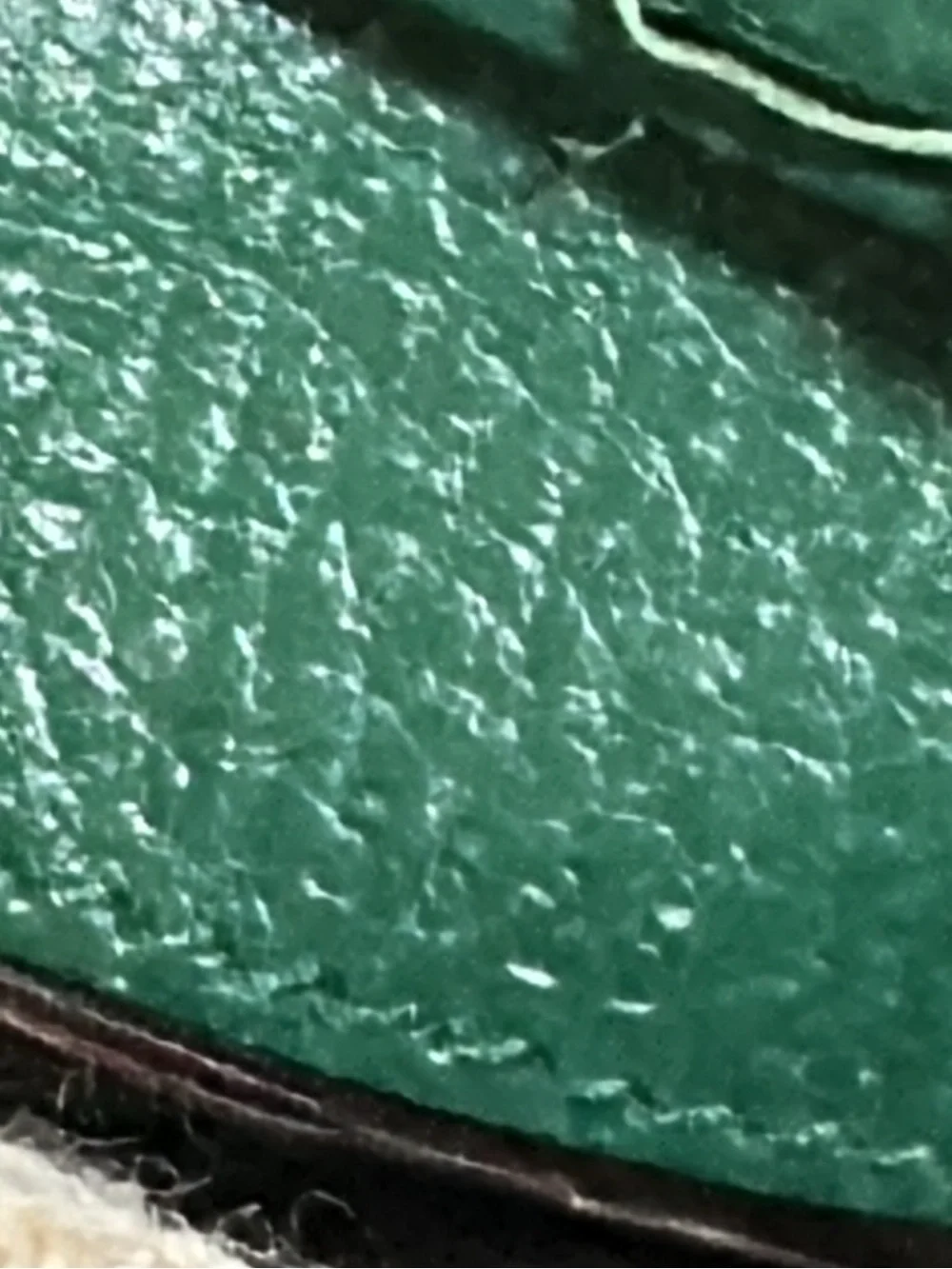 Gucci Green Pebbled Leather Wallet